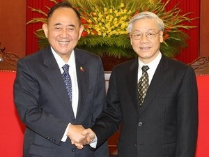 Tổng Bí thư Nguyễn Phú Trọng tiếp trưởng đoàn các đảng tham dự ICAPP - ảnh 1